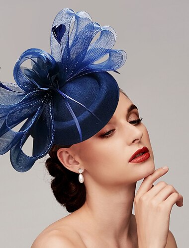  fascinators Kentucky Derby pălărie pene plasă pilule pălărie ziua doamnelor melbourne cup cocktail royal astcot cască cu capac din pene