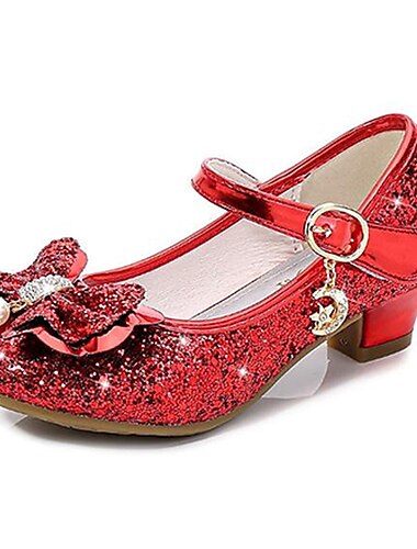  Prinzessin Elsa Blumenschuhe Mary Jane Pailletten Film Cosplay for Mädchen Kinder Kindertag Maskerade
