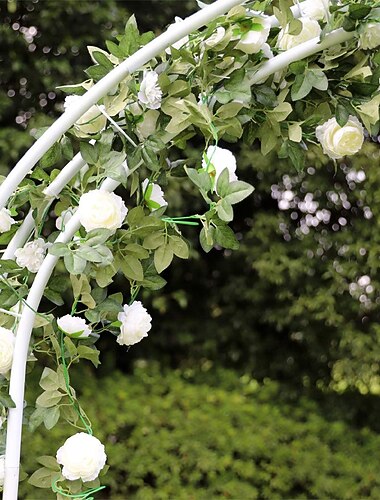  1/3/5pcs 240cm/94" fiore artificiale tessuto moderno contemporaneo muro di vite fiore vite decorazione della festa nuziale, fiori finti per matrimonio arco giardino muro casa festa hotel ufficio