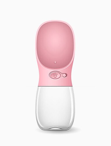  Hundewasserflasche tragbare Haustierwasserflaschen für kleine mittelgroße Hunde Wasserspender Welpenreise Trinkbecher mit Napf Hundezubehör für Outdoor-Spaziergänge Wandern BPA-frei