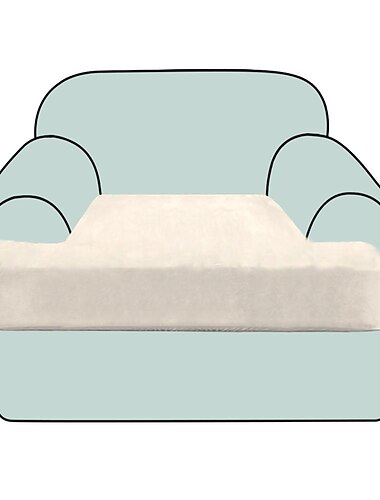  Funda elástica para sofá, funda para asiento, sofá, cojín para asiento, funda elástica para sofá, sillón de dos plazas, 3 plazas, gris, liso, sólido, suave, duradero, lavable