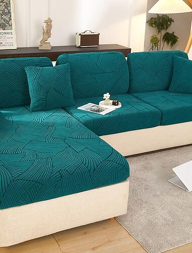  Funda elástica para cojín de asiento de sofá, funda elástica para sofá, sillón de dos plazas, 4 o 3 plazas, gris, lisa, sólida, suave, duradera, lavable