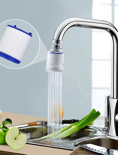  multifunctionele anti-splash hoofd filter onder druk waterbesparing pp katoen filter kraan om sediment kraan effectief te filteren;