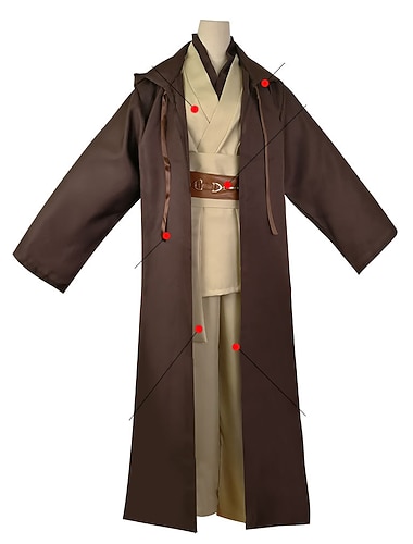  Jedi ritari Cosplay-Asut Asut Cosplay for Miesten Aikuisten Karnevaali Naamiaiset
