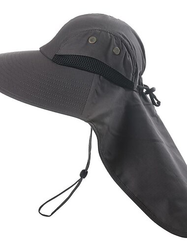  Hut Herren Damen Sonnenhut Fischen-Hut Wanderhut UV-Sonnenschutz Sonnenschutz Anti - Moskito für Angeln Klettern Camping / Wandern / Höhlenforschung Sommer Frühling