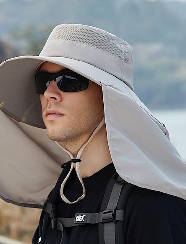  Sombrero Hombre Mujer Gorro para el Sol Gorro de pesca Gorro para senderismo Impermeable Protección solar UV Filtro Solar para Pesca Escalada Playa Verano Primavera
