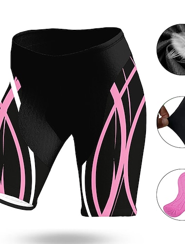 Női Csík Kerékpáros országúti rövidnadrág Kerékpáros nadrág Kerékpáros rövidnadrág Bicikli Bélelt nadrág Hegyi biciklizés Országúti biciklizés Sport 3D-s párna Kerékpár Gyors szárítás   Női Csík Kerékpáros országúti rövidnadrág Kerékpáros nadrág Kerékpáros rövidnadrág Bicikli Bélelt nadrág Hegyi biciklizés Országúti biciklizés Sport 3D-s párna Kerékpár Gyors szárítás