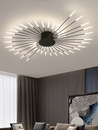  128 cm Cluster-Design-Deckenleuchten LED 42-Licht im nordischen Stil Metall lackierte Oberflächen modern 220-240 V