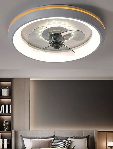  50 cm LED-Deckenventilator Licht Deckenventilator Metall lackiert moderne 220-240V