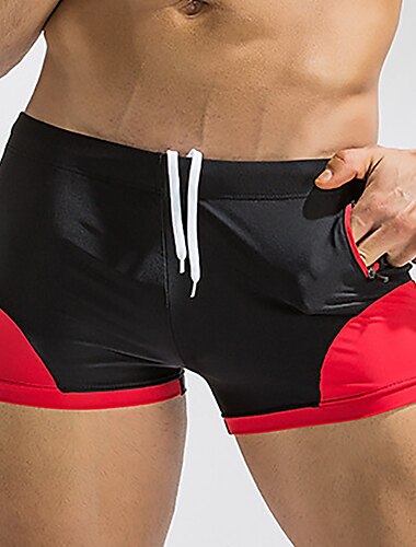  Voor heren Lange zwembroeken Zwemshorts Sneldrogend Lichtgewicht Boardshorts Badpak Trekkoord Zwemmen Surfen Strand Watersport Lapwerk Zomer