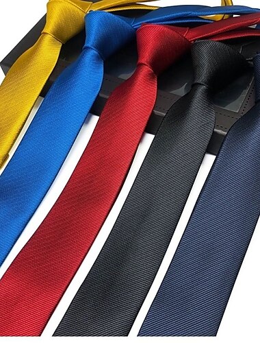  Cravate de gentleman de mariage de travail pour hommes - cravate classique pour hommes de couleur unie jacquard tissé cravatta affaires