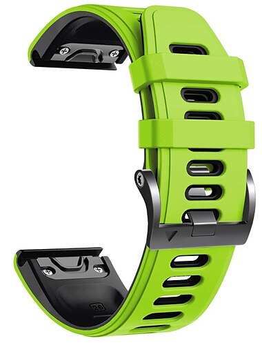  Uhrenarmband für Garmin Fenix 7 7X 6 6X Pro Epix Pro 47mm 51mm Instinct 2X Approach S70 47mm S62 S60 Forerunner 955 945 Epix Marq Descent Quatix 22mm 26mm Silikon Ersatz Gurt 22mm 26mm Sportarmband