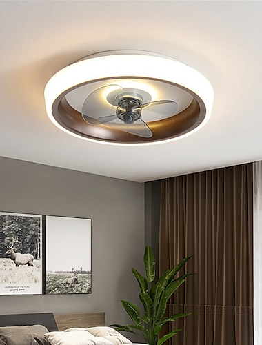  Ventilator de tavan modern simplu led ventilator de tavan lampa sufragerie living restaurant dormitor