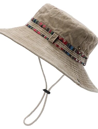  Hut Herren Damen Sonnenhut Fischen-Hut Wanderhut UV-Sonnenschutz Sonnenschutz UV Schutz für Angeln Klettern Laufen Baumwolle Sommer Frühling