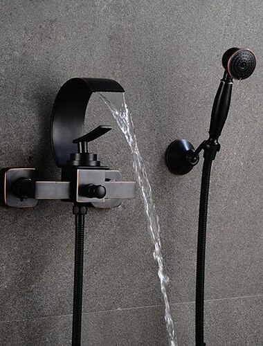  浴槽の蛇口-現代の現代的な電気メッキ壁の設置セラミックバルブバスシャワーミキサータップ