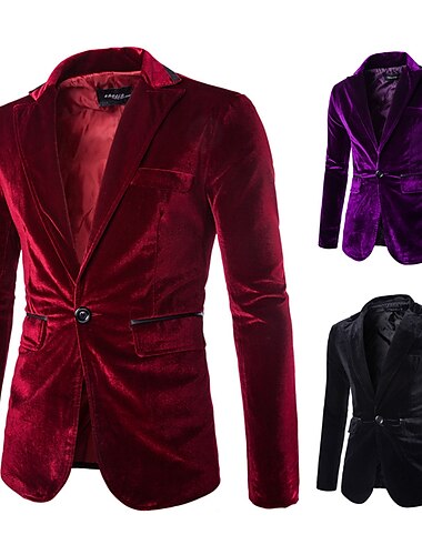  Disco Années 1980 Costumes & Blazers Blazer à Col Revers Disco Homme Mascarade Soirée Club Défilé de la Fierté Adulte Manteau