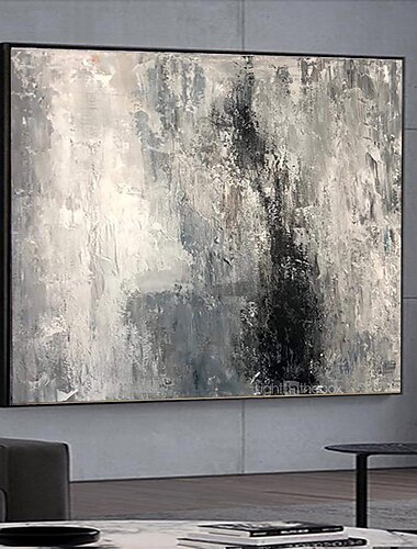  Hang-geschilderd olieverfschilderij Handgeschilderde Vaakatasoinen panoraama Abstract Landschap Modern Zonder Inner Frame (Geen frame)