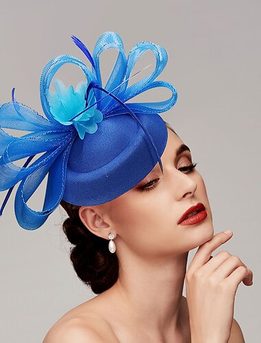  tocados sombrero derby de kentucky plumas red pastillero sombrero día de las damas copa de melbourne cóctel royal astcot tocados con gorra de plumas tocado