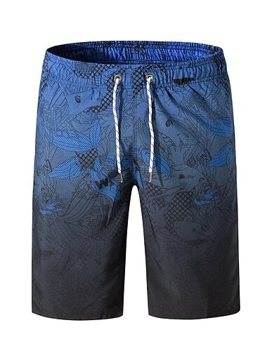  Men's Swim Trunks Swim Shorts Quick Dry Lightweight Board Shorts Bathing Suit with Pockets Mesh Lining Drawstring Swimming Surfing Water Sports Printed Summer