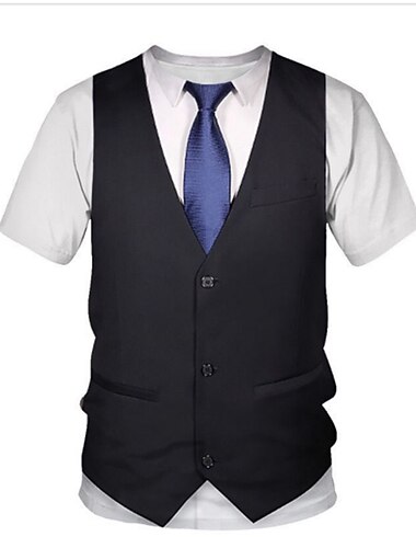  Jongens 3D Grafisch T-shirt Korte mouw 3D-afdrukken Zomer Lente Actief Sport Modieus Kinderen 3-12 jaar Buiten Dagelijks Normale pasvorm