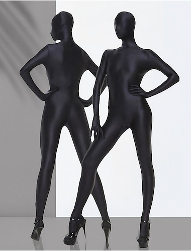  Costumes Zentai Costume de cosplay Combinaison Momie Costume de Carnaval Combinaison Intégrale Homme Femmes Fête Élégant Style artistique Couleur Unie Cheveux Toyokalon Tactel Costume pour Halloween