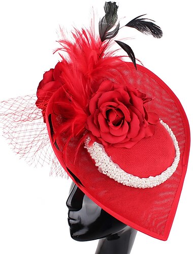  Retro Vintage 1950er 1920er Kopfschmuck Partykostüm Fascinator-Hut Damen Maskerade Party / Abend Junggesellinnenabschiedsparty Erwachsene Kopfbedeckung