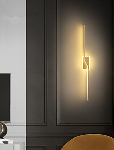  Lightinthebox-Lámpara de pared led nórdica para dormitorio, sala de estar, lámpara de noche sencilla y moderna, lámpara frontal de espejo de pared de fondo para pasillo