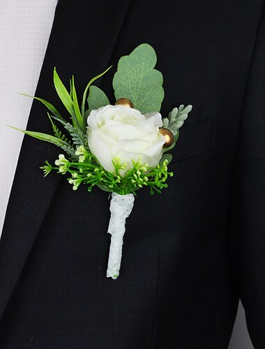  Bryllup håndled blomster Rose I Revers Bryllup / Speciel Lejlighed Ikke-vævet Tradisjonell / Klassisk