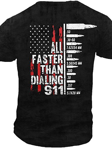  退役軍人の日 メンズ パトリオット 愛国者 退役軍人 ユニセックス レター グラフィック プリント 国旗 Tシャツ ディストレスト Tシャツ 短袖 Tシャツ 3D プリント クルーネック シャツ スポーツ デザイナー カジュアル アウトドア ストリート