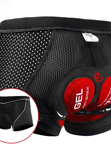  Per uomo Pantaloncini intimi da ciclismo Pantaloncini da motociclista Biancheria intima da ciclismo Bicicletta Pantaloncini intimi Pantaloncini imbottiti / Fondello Vestibilità semi-aderente Mountain