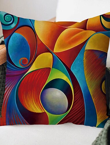  kussensloop voor slaapkamer woonkamer superieure kwaliteit machine wasbaar outdoor kussen voor sofa couch bed stoel abstract print kussenhoes zachte decoratieve vierkante sierkussen cover