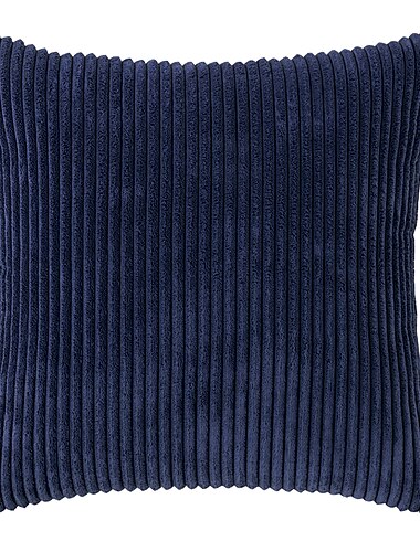  Dekorative Wurfkissen, Cord-Kissen, Kissenbezug, Nachttisch, Sofa, Rückenkissen, Büro, Lendenwirbelsäule, einfarbig, Kissenbezug ohne Kern, Rosa, Blau, Salbeigrün, Lila, Gelb