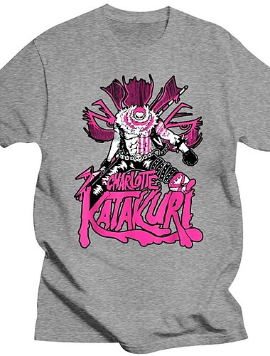  One Piece Charlotte Katakuri Big Mom Pirates Póló Anime Rajzfilmfigura Állat minta Harajuku Grafikus Kawaii Kompatibilitás Páros Férfi Női Felnőttek Tini Forró bélyegzés