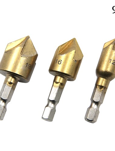  1/4 عرافة 6 قطعة 6-19 مللي متر شطب ديبور مثقاب مثقاب 5 فلوت 82 درجة مجموعة لقم الخشب سريعة التغيير