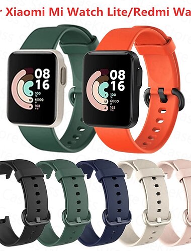  Умный ремешок для часов Совместим с Xiaomi Mi Watch 2 Lite, Mi Watch 1 Lite Redmi Watch 2 Lite / Watch 2 / Watch 1 Умные часы Ремень Водонепроницаемый Дышащий С возможностью регулировки