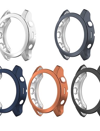  2-pak Horlogekast Compatibel met: Garmin Fenix 7S / Fenix 7 / Fenix 7X Krasbestendig Ultradun Schokbestendig Zachte TPU Horloge Deksel