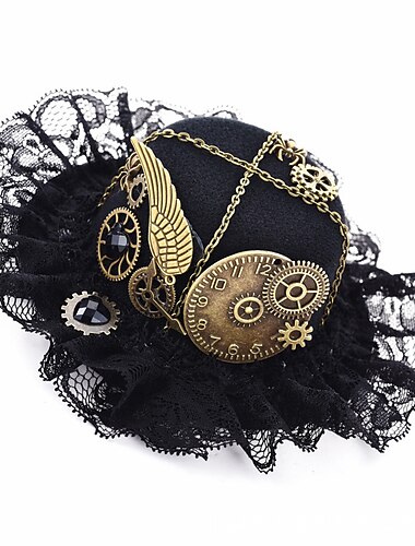  Rétro Vintage Punk et gothique Steampunk Chapeau Bal Masqué Docteur de la peste Homme Femme Mascarade Soirée Adulte Chapeau