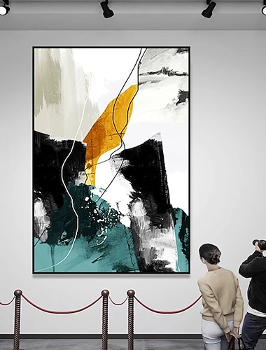  Mintura Pittura A Olio Astratta Fatta A Mano Oro Su Tela Decorazione Della Parete Di Arte Immagine Moderna Per La Decorazione Domestica Pittura Arrotolata Senza Cornice Non Allungata
