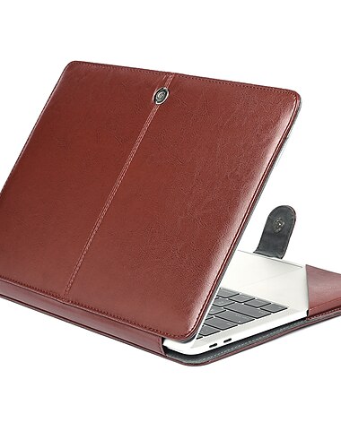  MacBook Herbst Kompatibel mit Macbook Air Pro 13.3 Zoll Hart PU-Leder Feste Farbe