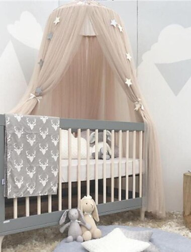  Moskitonetz für Bettkuppel, hängender Bettvorhang, Baldachinnetz für Schlafzimmer und Reisenetzzelt für die Dekoration von Kinderzimmern