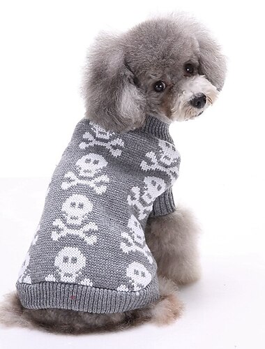  Pullover Welpenkleidung Jumper warm halten Winter Warm Hundebekleidung for Husky Labrador Golden Retriever Buldogge Shiba Inu