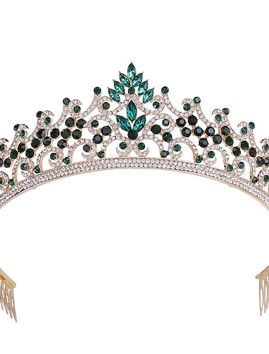  couronne de princesse baroque vintage fille - diadèmes et couronnes pour femme fille - couronne d'anniversaire ronde reine, accessoires de cheveux de fête costumée pour fête d'anniversaire cosplay