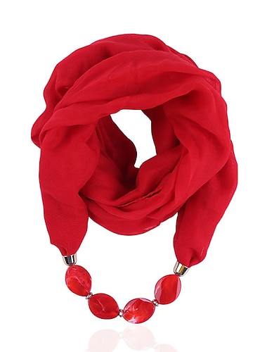  Mujer Bufandas Bufanda Circular Diario Festivos Lino Bohemia Templado Decoración 1 PC