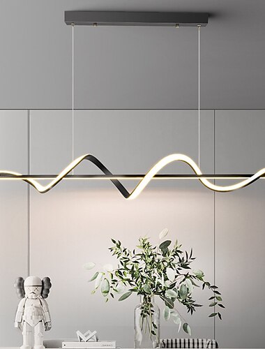  100 cm κρεμαστό φως led μεταλλικό καλλιτεχνικό μοντέρνο φωτιστικό εστιατορίου σκανδιναβικού στιλ δημιουργικού σχεδιασμού σπειροειδής πολυέλαιος
