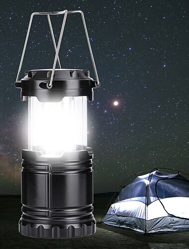  linterna led para acampar 30leds luz exterior plegable portátil alimentado por batería luz led para tienda de campaña para actividades al aire libre fiesta de camping senderismo huracán kit de supervivencia de corte de energía de emergencia