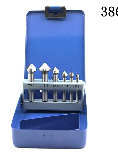  جولة عرقوب 6 قطعة / المجموعة 3 الفلوت hss المعادن الصلبة ثلاثة حافة شطب نهاية مطحنة القاطع بت مثقاب مثقاب صندوق حديد التغليف