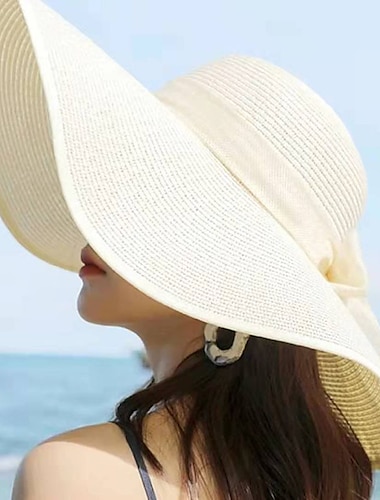  Женские летние шляпы с лентами, элегантные соломенные шляпы для женщин, пляжный отдых на море, складная шляпа от солнца, козырек от солнца с гибким козырьком
