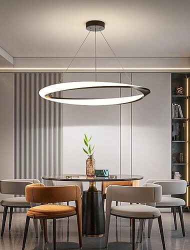  nový čistý červený restaurační lustr jednoduchá moderní kruhová lampa do jídelny kreativní personalizovaná stolní lampa do domácnosti