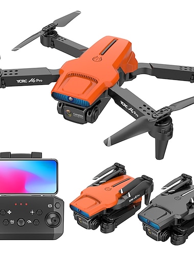  A6 Pro Obstacle Avoidance A6 Drone - Quadcopter UAV , 4K Video, F2.5 108°FOV Adjustable Aperture, 20Min Flight, APP & Remote Control, Gift for Teens/Adults