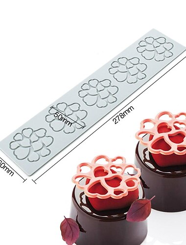  lange streifen liebe blase fondant spitze pad diy backen dekoration molekular kochen druckform